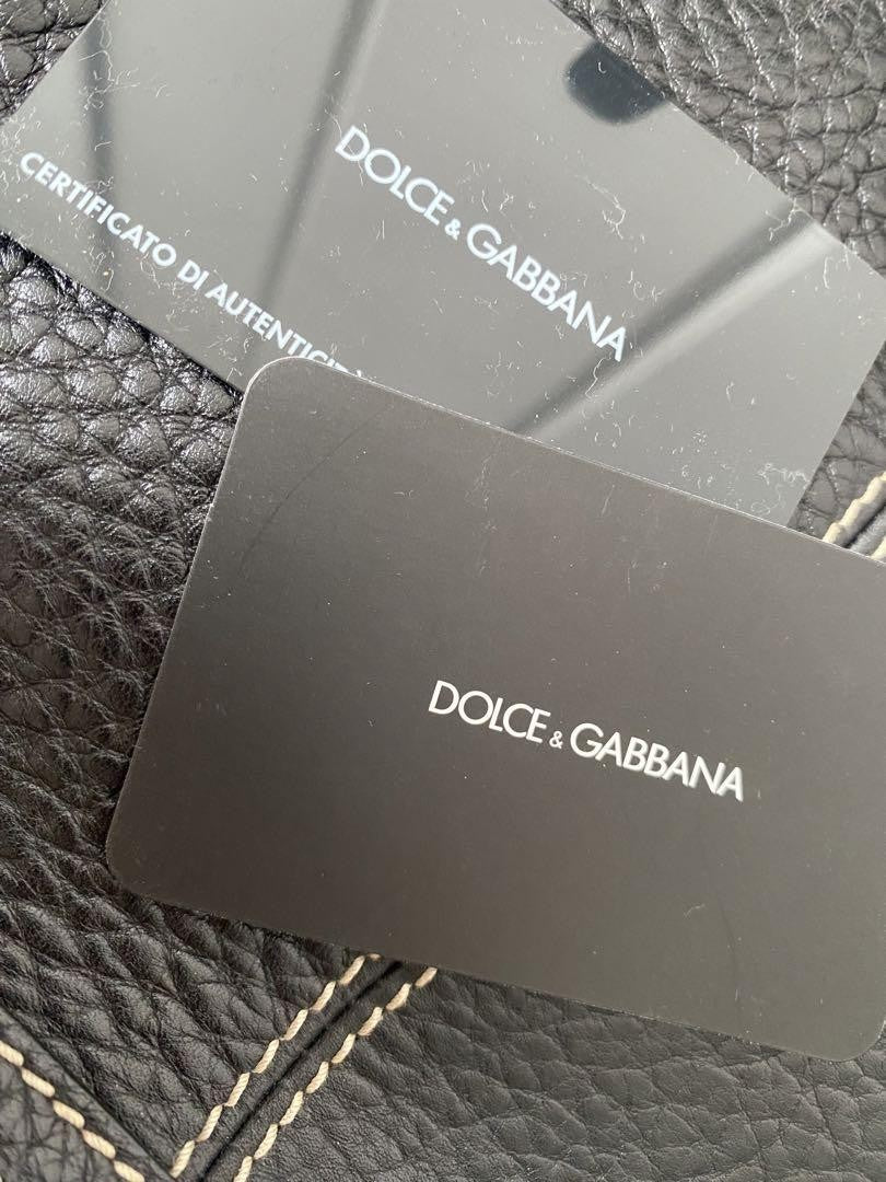 Dolce & Gabbana Hand Bag Tote Purse Leopard Authentic