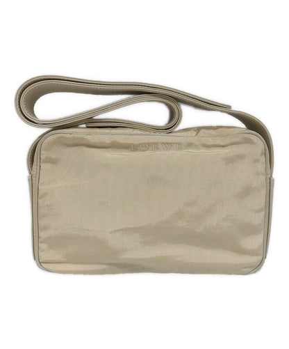 LOEWE shoulder bag Canvas Beige Authentic Women's  Used
