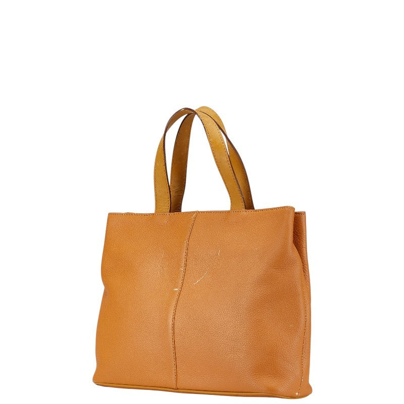 Burberry Nova Check purse Shadow Horse Handbag Camel Brown Leather Women's Used