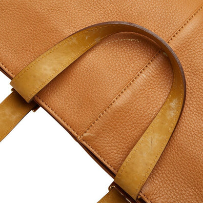 Burberry Nova Check purse Shadow Horse Handbag Camel Brown Leather Women's Used