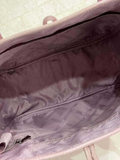 Longchamp handbag Tote Purse Pink Used Women's Authentic