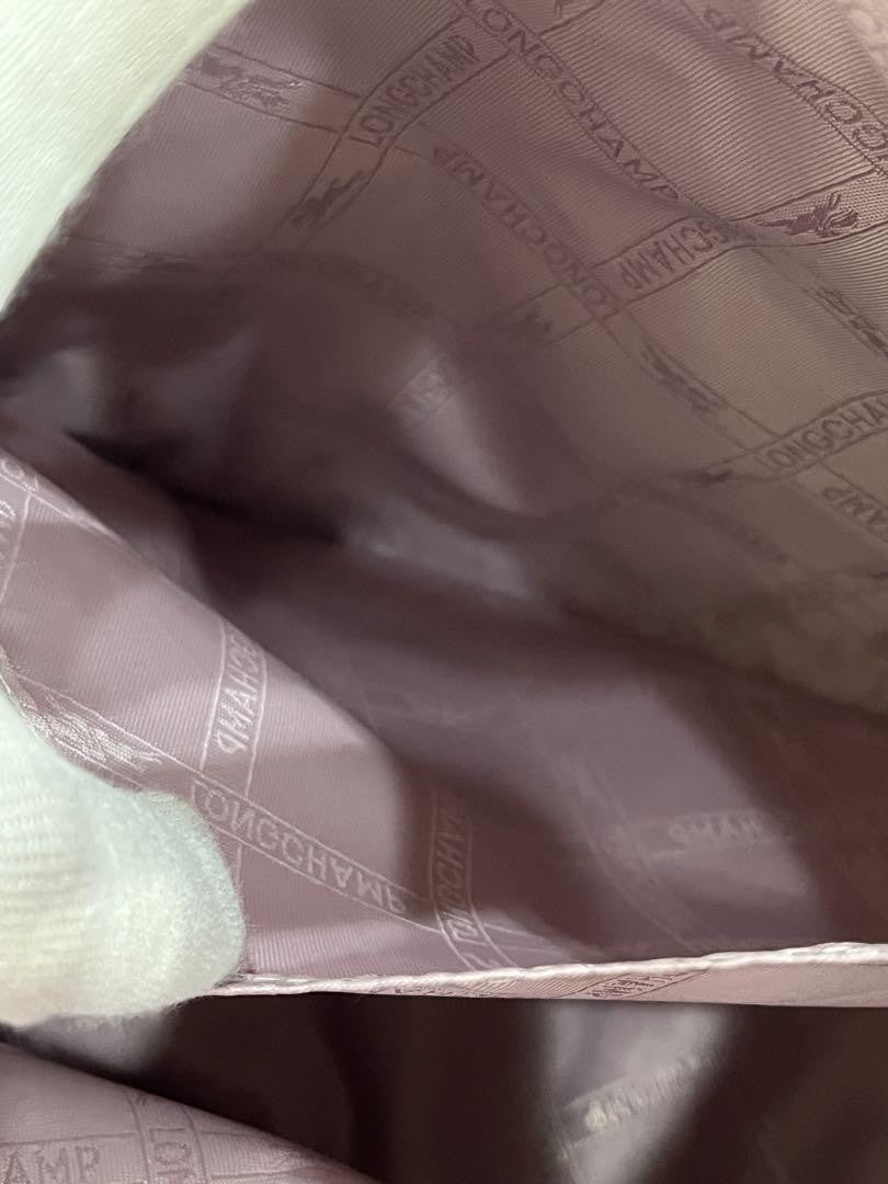 Longchamp handbag Tote Purse Pink Used Women's Authentic