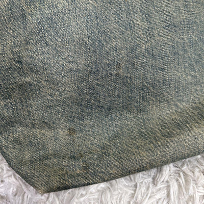 FENDI Hand Bag Tote Purse Denim Blue Authentic