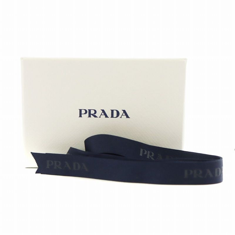PRADA Key Ring Keychain Bag Charm Robot White Black Red Authentic