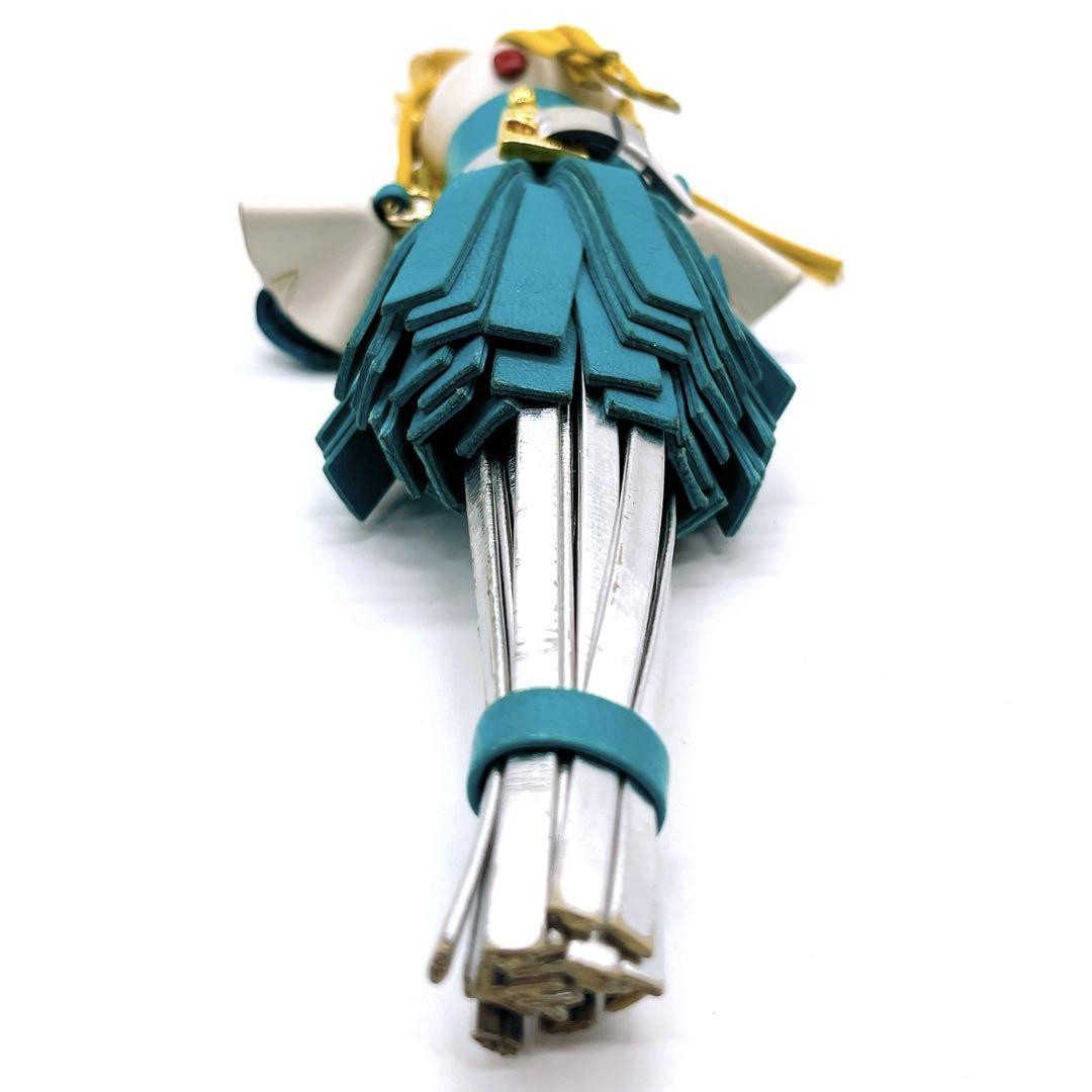 PRADA Key Ring Keychain Bag Charm ALICE Tassel Leather Authentic