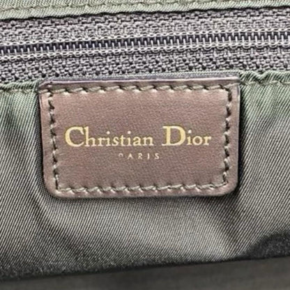 Christian Dior Hand Bag Tote Purse Trotter Brown Authentic