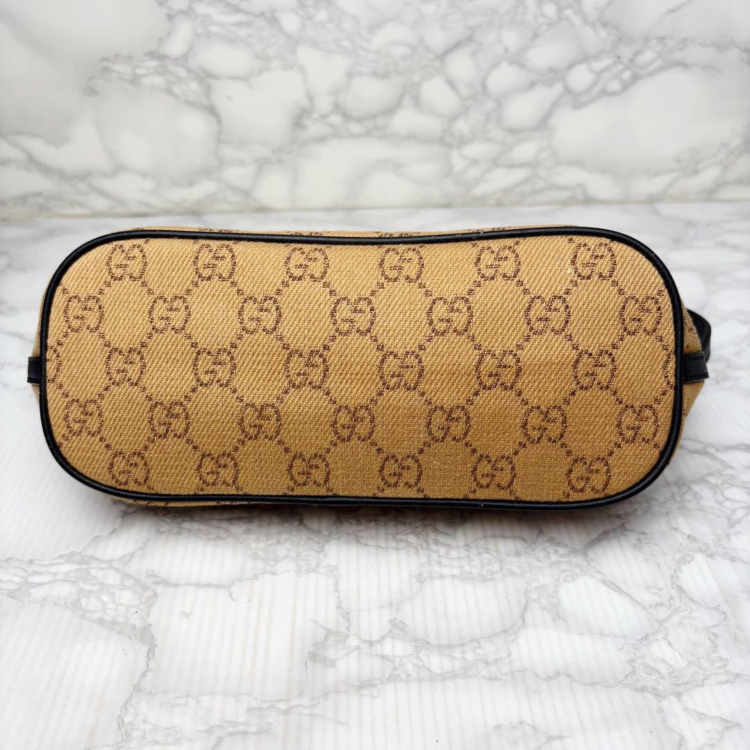 GUCCI Accessory Pouch GG Canvas Authentic