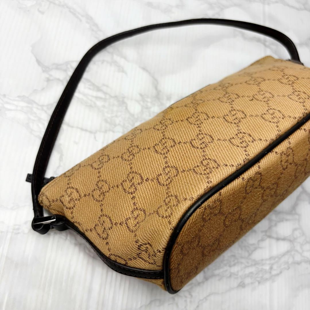 GUCCI Accessory Pouch GG Canvas Authentic