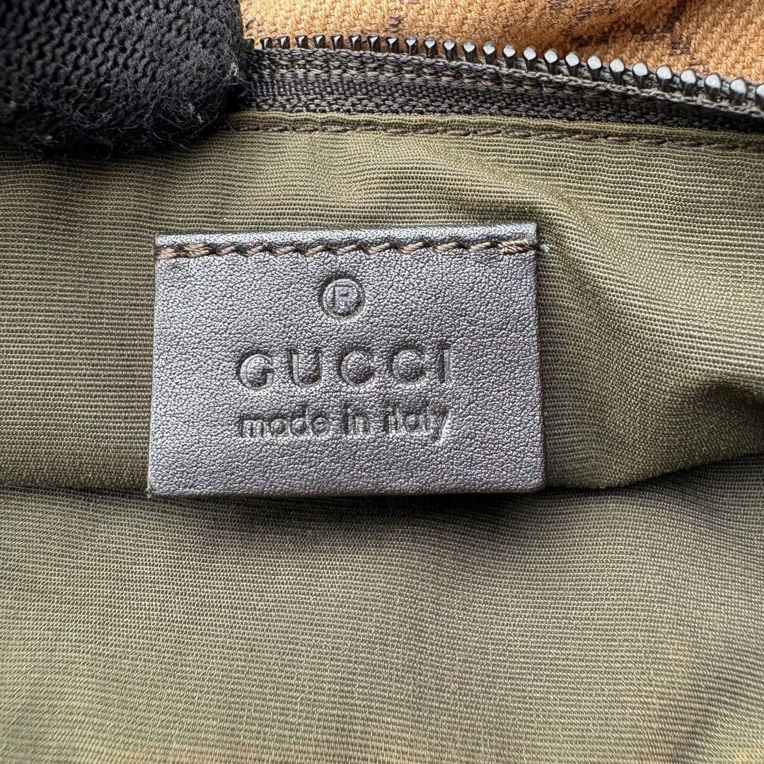 GUCCI Accessory Pouch GG Canvas Authentic