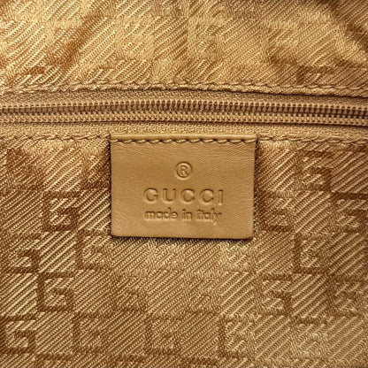 GUCCI Shoulder Bag Purse Leather Suede Brown Pink Authentic