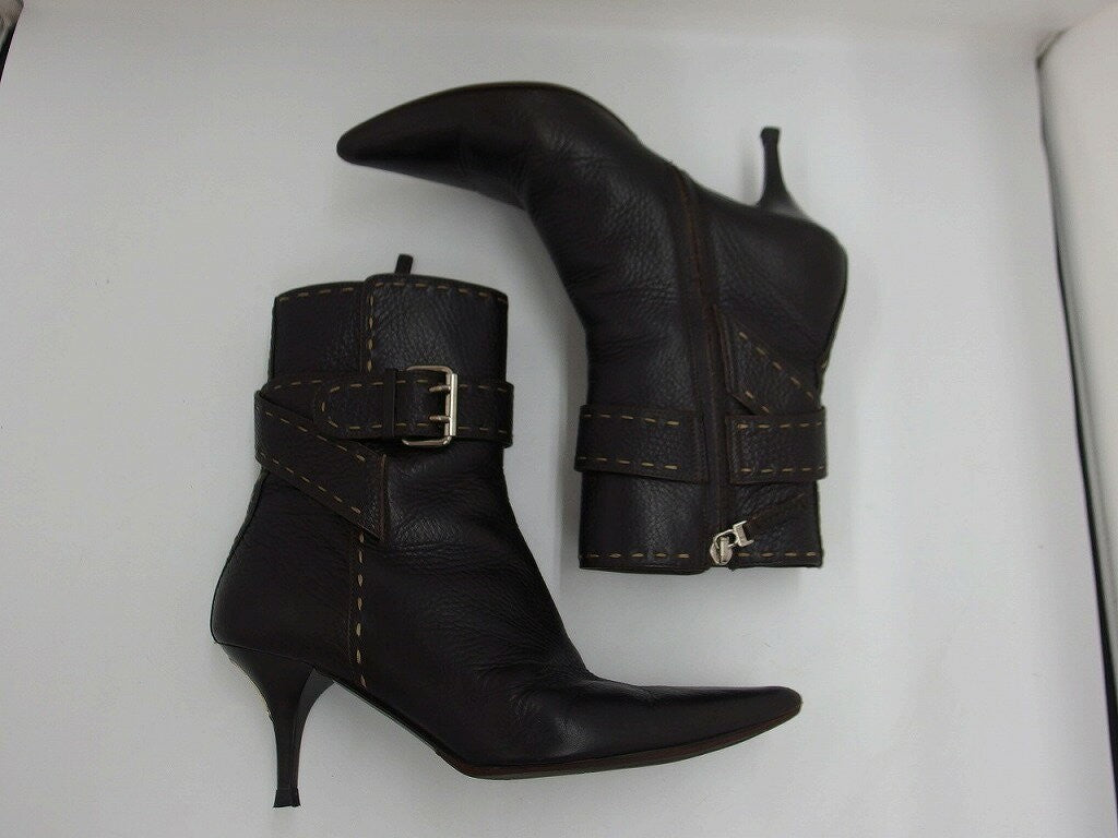 FENDI Short Boots Shoes EU 37 US 7 Authentic