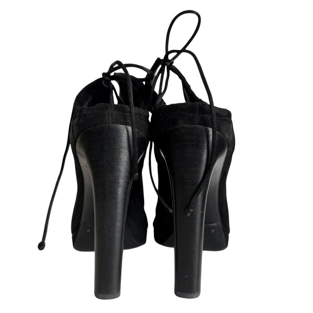 GUCCI Shoes Pumps Heel Bootie EU 37.5 US 7.5 Black Authentic