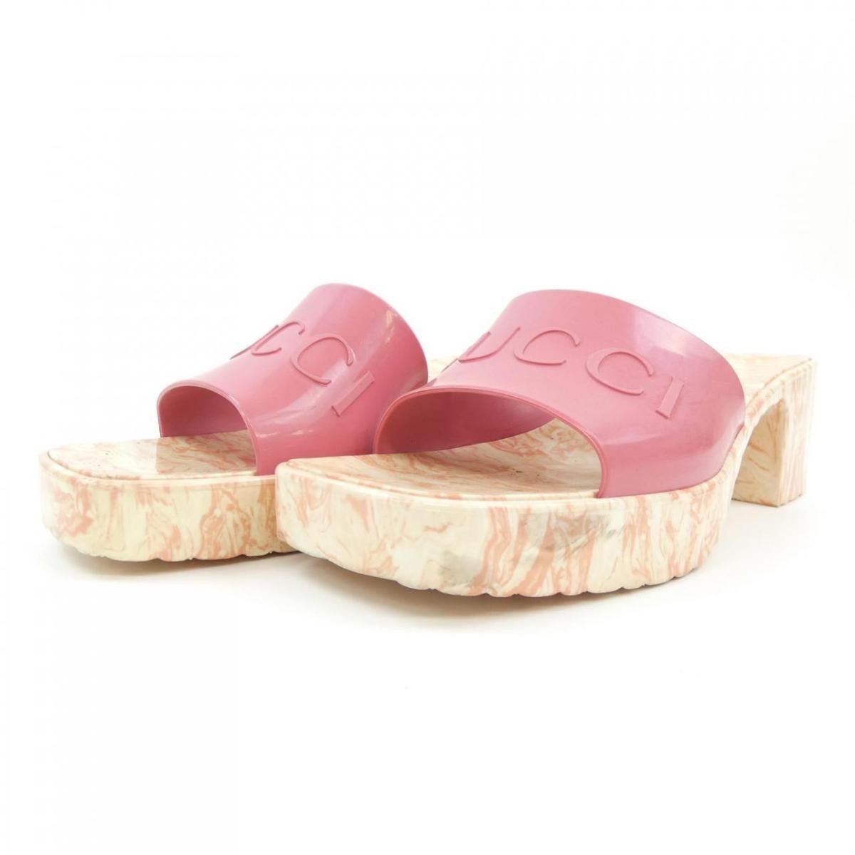 GUCCI Sandals Shoes EU 36 US 6 Pink Authentic