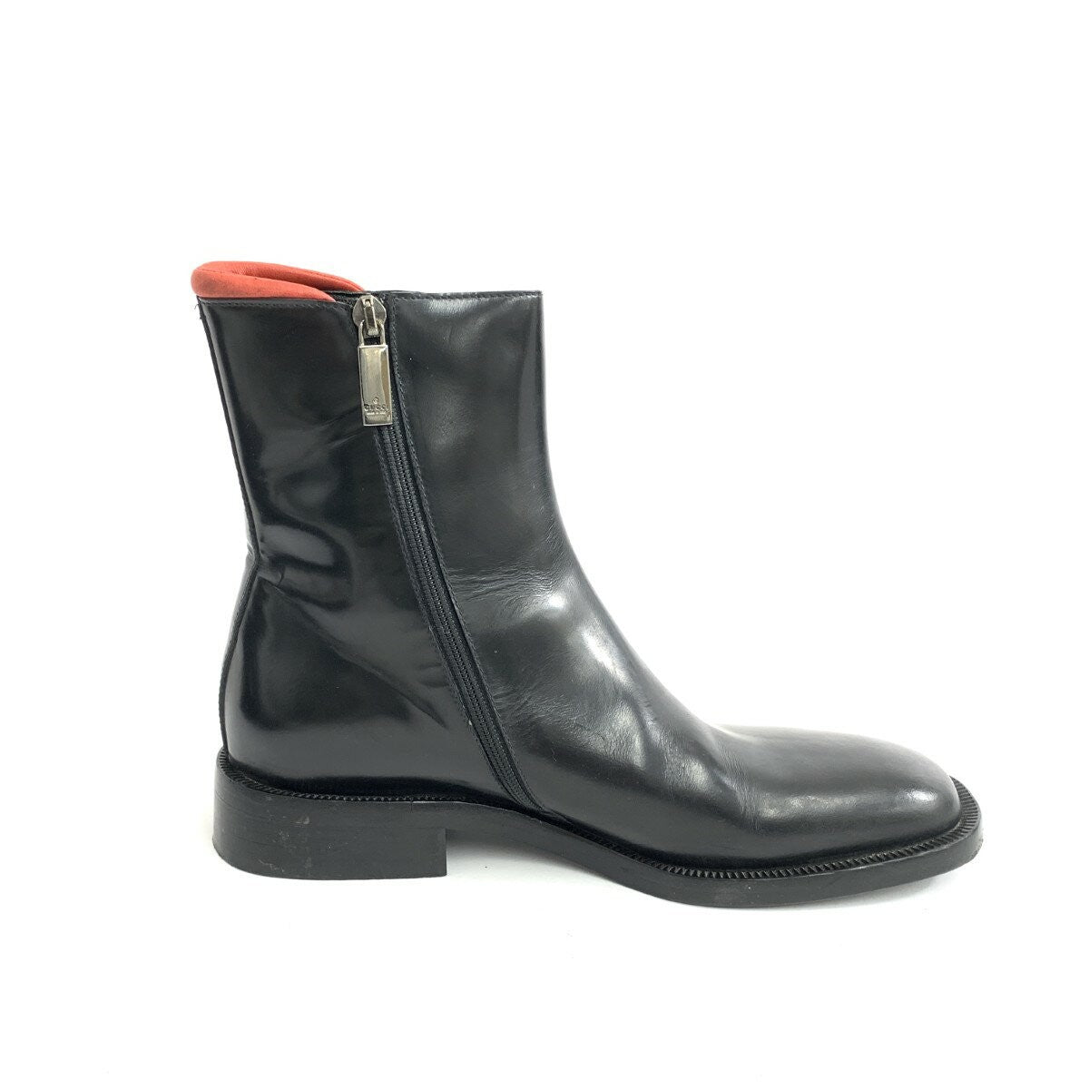 GUCCI Short Boots Shoes EU 36 US 6 Black Authentic