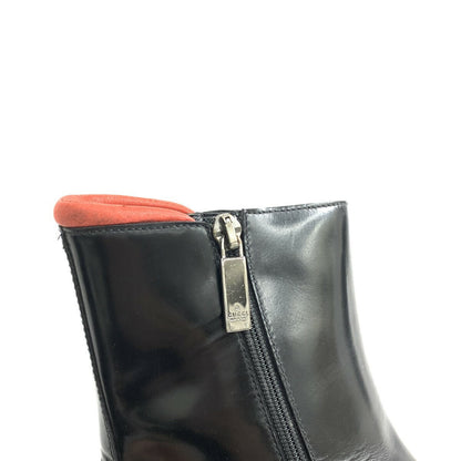 GUCCI Short Boots Shoes EU 36 US 6 Black Authentic