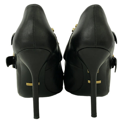 GUCCI Bootie Boots Shoes EU 37 US 7 Leather Black Authentic