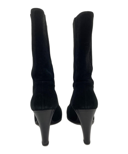 GUCCI Short Boots Shoes EU 37 US 7 Black Authentic