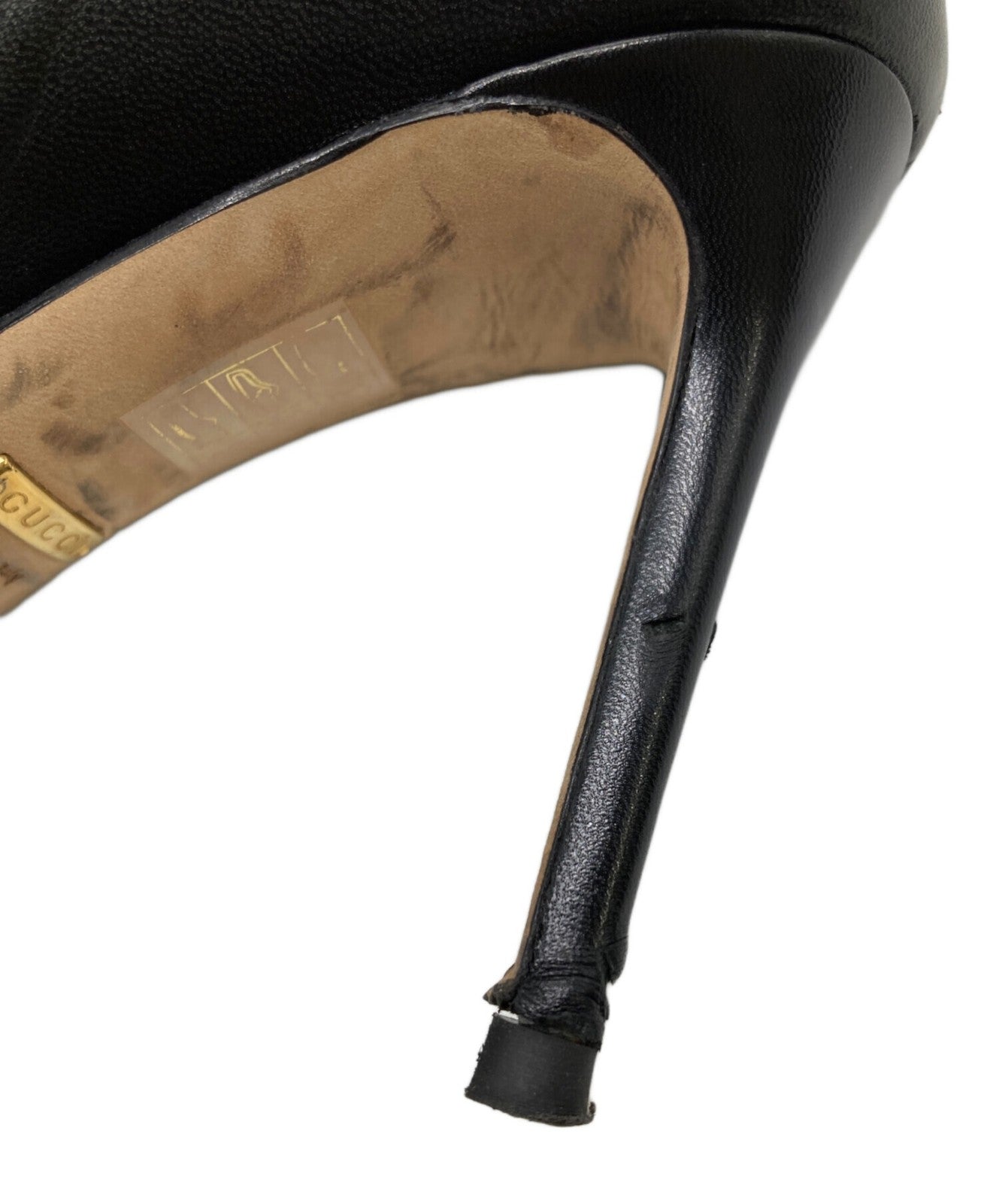 GUCCI Bootie Shoes EU 37 US 7 Black Authentic