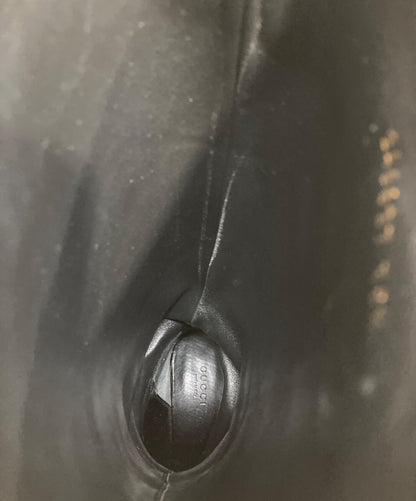 GUCCI Long Boots Shoes GG Marmont EU 35.5 US 5.5 Black Authentic
