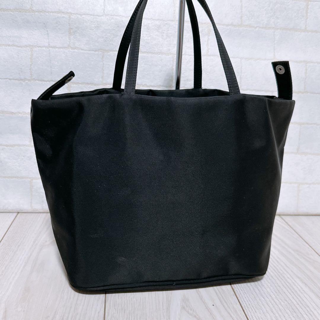 FENDI Hand Bag Tote Purse FF Nylon Authentic