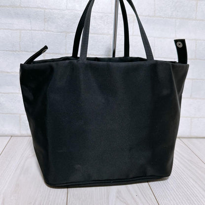 FENDI Hand Bag Tote Purse FF Nylon Authentic