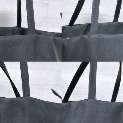 FENDI Hand Bag Tote Purse FF Nylon Authentic