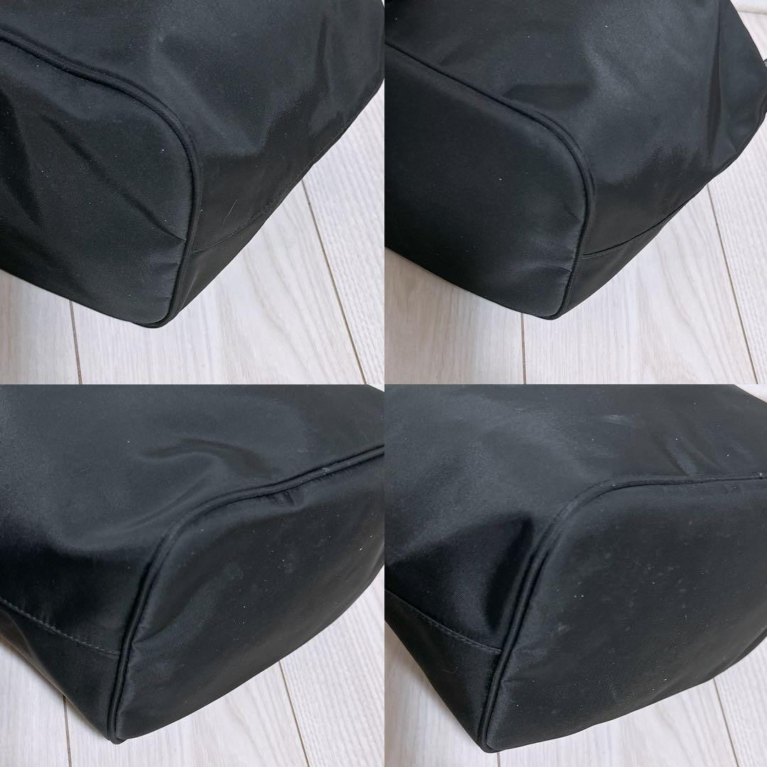 FENDI Hand Bag Tote Purse FF Nylon Authentic
