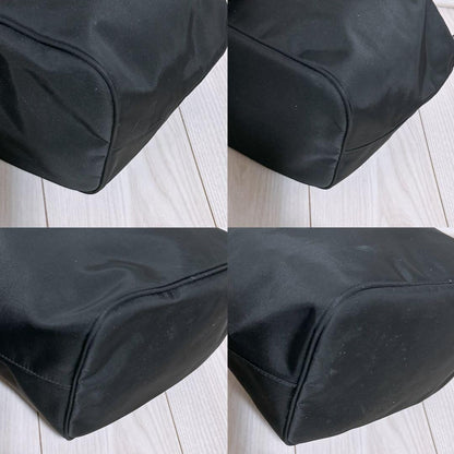 FENDI Hand Bag Tote Purse FF Nylon Authentic