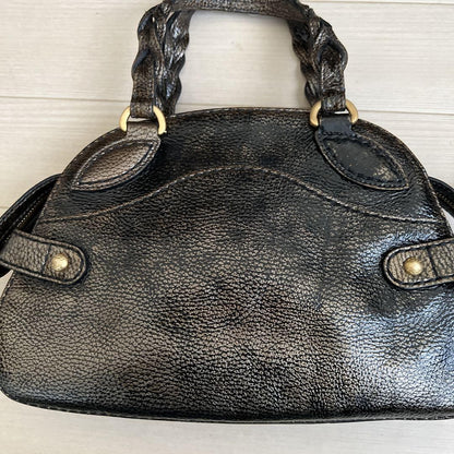 TOD'S Hand Bag Tote Purse Khaki Green Authentic