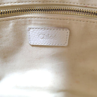 Chloe Hand Bag Tote Purse Basket Bag Leather Authentic