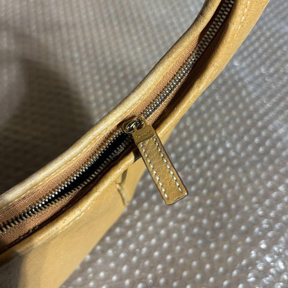 Salvatore Ferragamo shoulder bag Purse Brown Leather Women's Used Authentic