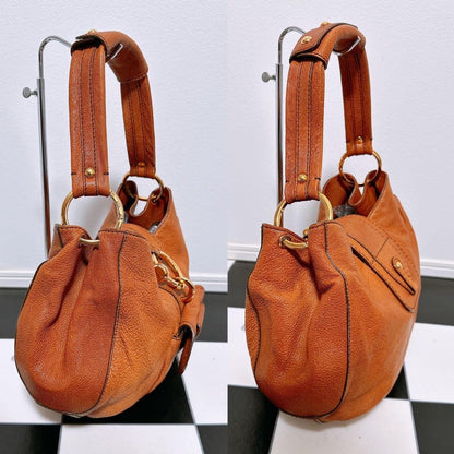 TOD'S Hand Bag Tote Purse Leather Authentic