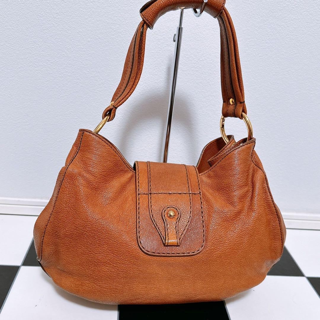 TOD'S Hand Bag Tote Purse Leather Authentic