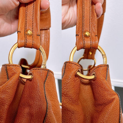 TOD'S Hand Bag Tote Purse Leather Authentic