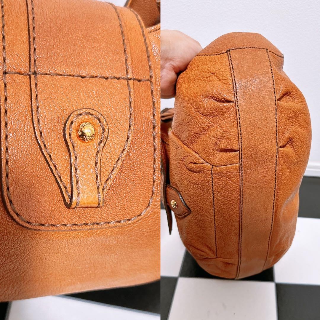 TOD'S Hand Bag Tote Purse Leather Authentic