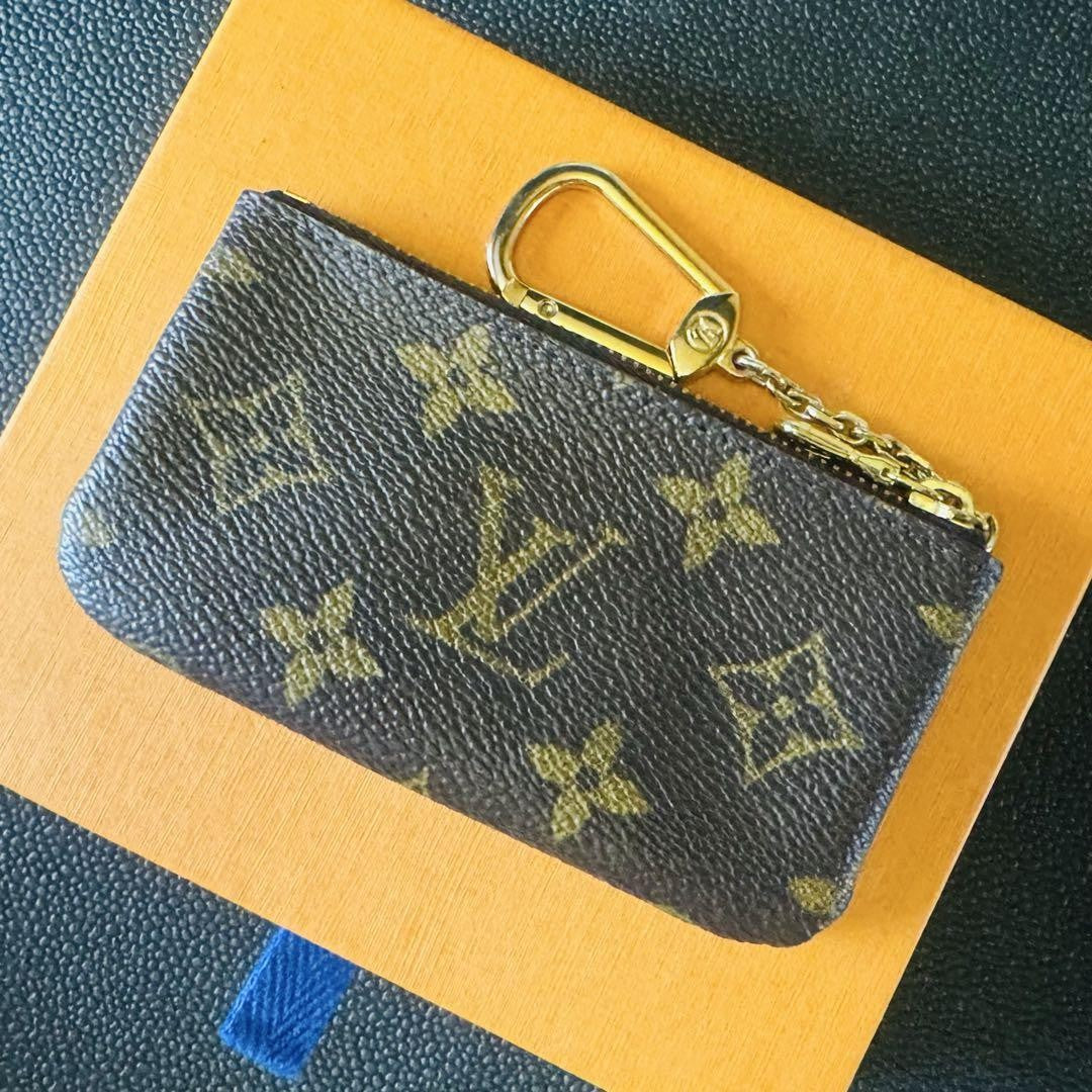 LOUIS VUITTON Coin Case Wallet Purse Compact Pochette Cles Monogram Auth