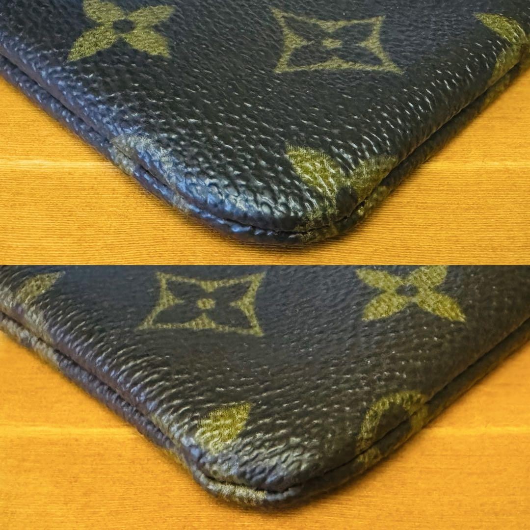 LOUIS VUITTON Coin Case Wallet Purse Compact Pochette Cles Monogram Auth