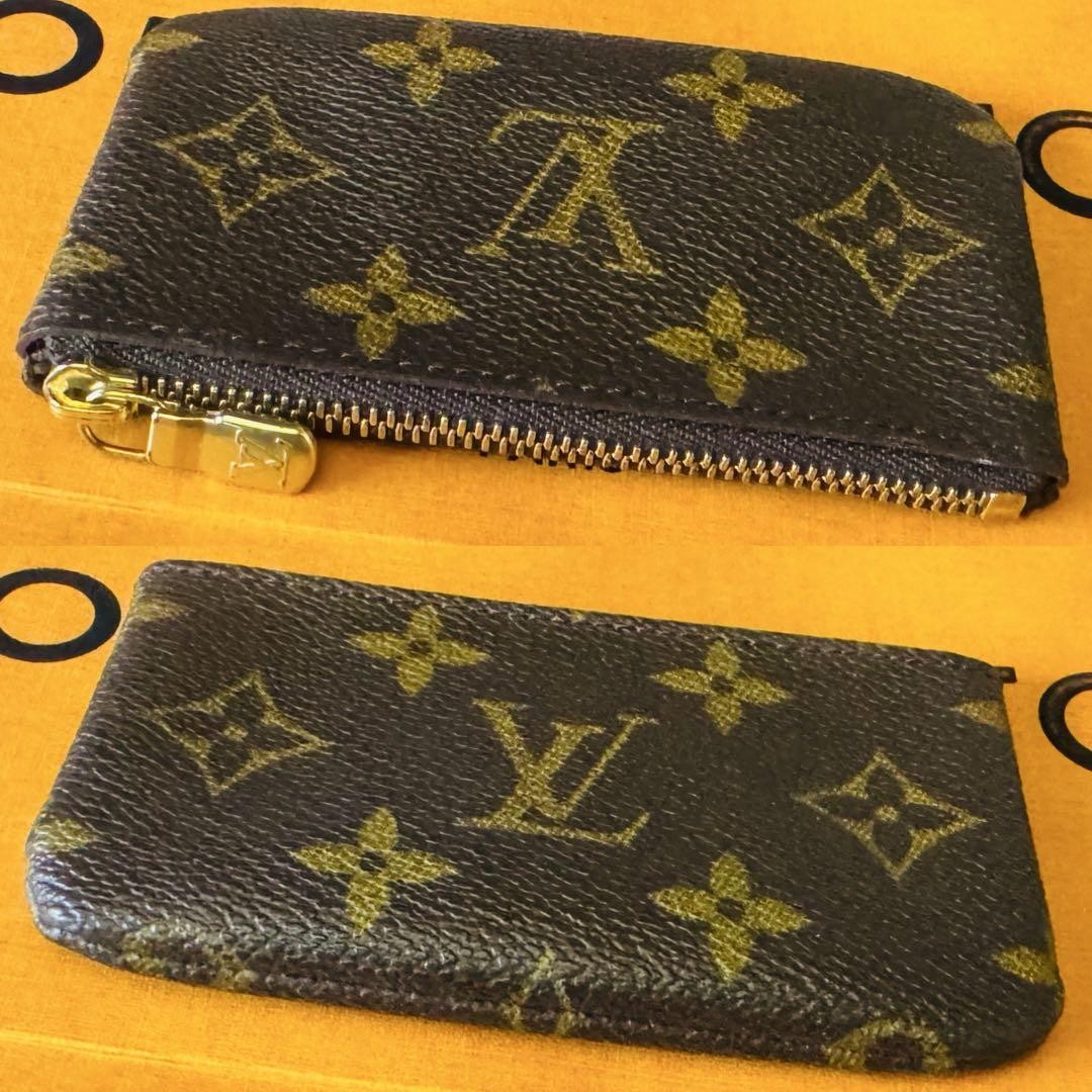 LOUIS VUITTON Coin Case Wallet Purse Compact Pochette Cles Monogram Auth