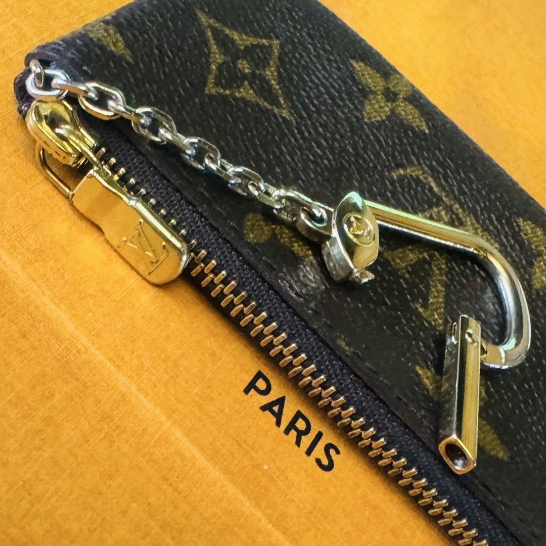 LOUIS VUITTON Coin Case Wallet Purse Compact Pochette Cles Monogram Auth