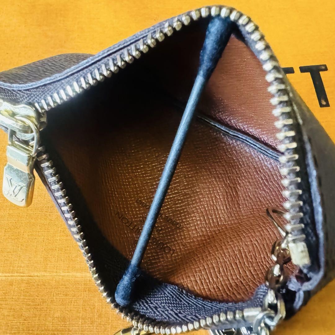 LOUIS VUITTON Coin Case Wallet Purse Compact Pochette Cles Monogram Auth