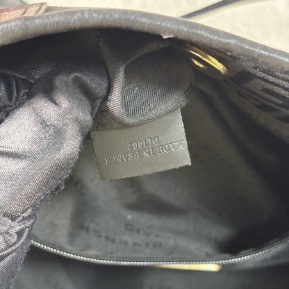 GIVENCHY Hand Bag Tote Purse 4G Leather Canvas Black Authentic