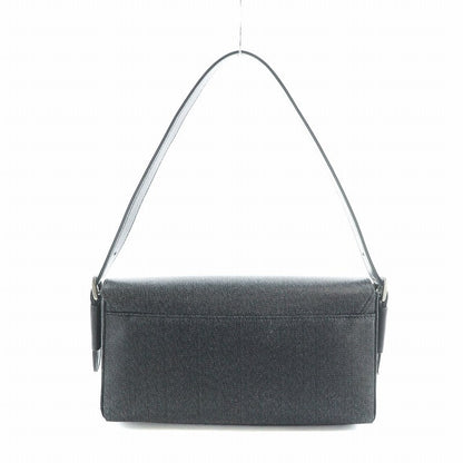 GIVENCHY Hand Bag Tote Purse 4G Nylon Canvas Leather Black Authentic