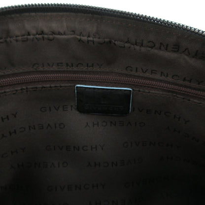 GIVENCHY Shoulder Bag Purse 4G Leather Black Authentic