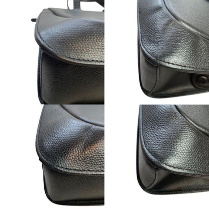 GIVENCHY Hand Bag Tote Purse 4G Leather Black Authentic
