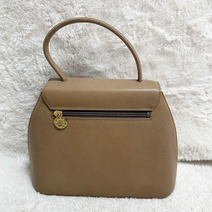 GIVENCHY Hand Bag Tote Purse 4G Leather Camel Beige Authentic