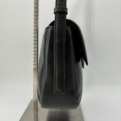GIVENCHY Shoulder Bag Purse 4G Leather Black Authentic