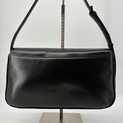 GIVENCHY Shoulder Bag Purse 4G Leather Black Authentic
