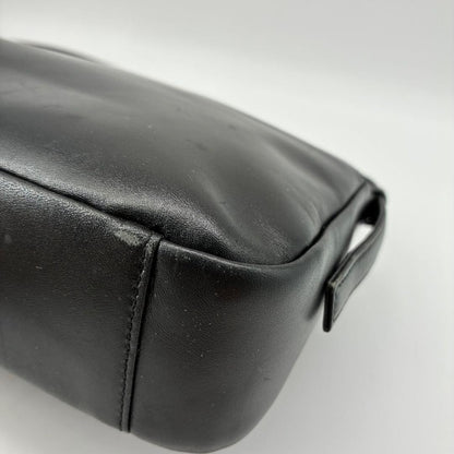 GIVENCHY Shoulder Bag Purse 4G Leather Black Authentic