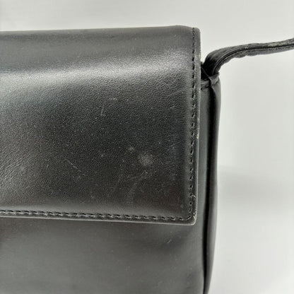 GIVENCHY Shoulder Bag Purse 4G Leather Black Authentic