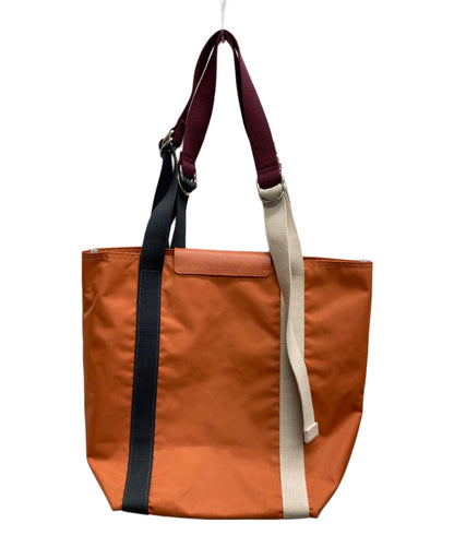 Longchamp Hand Bag Tote Purse LE PLIAGE RE-PLAY Brown Authentic